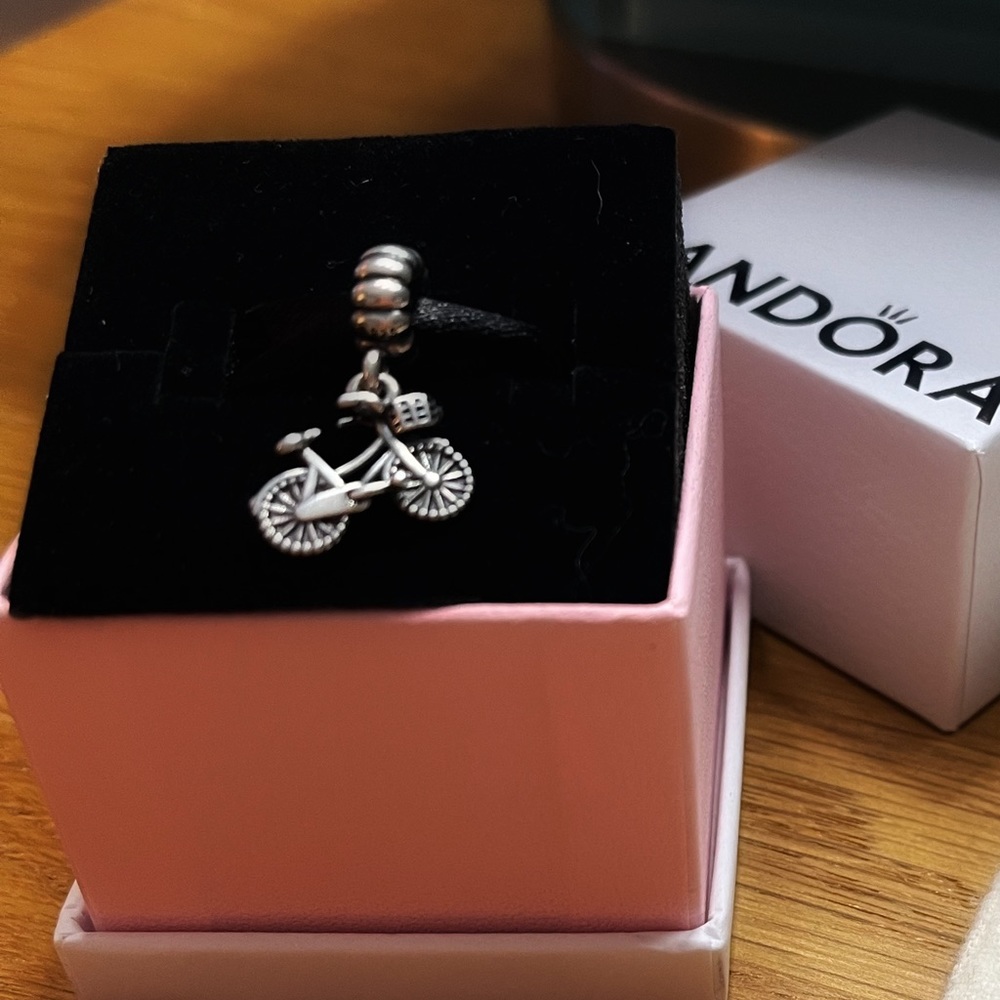 Authentic Pandora bicycle charm